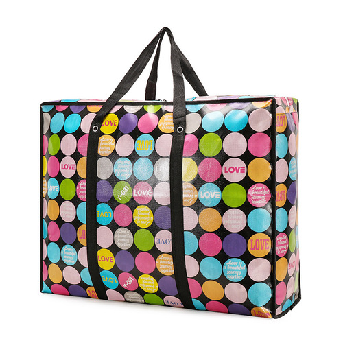 Wholesale moving packing bag storage bag portable snakeskin pocket sturdy duffel bag large capacity sack storage bag