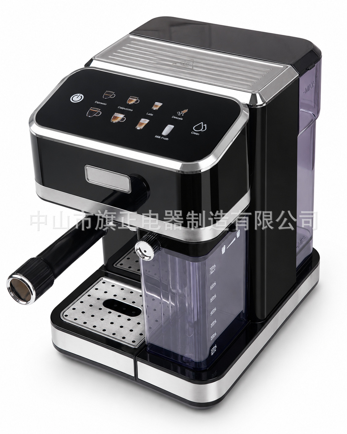 Cafetera Espresso Semiautomática 20Bar de Plástico Espumador de Leche para el Hogar