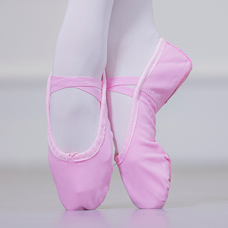 Zapatos de baile para niños sin cordones zapatos de baile para adultos de ballet de fondo suave para interiores práctica de baile zapatos de yoga zapatos de garra de gato para mujeres