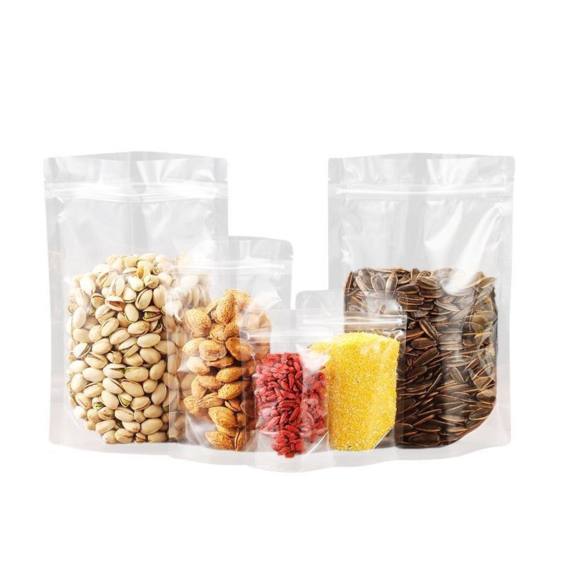 自封自立袋透明茶叶拉链袋加厚密封坚果零食分装收纳袋食品包装袋|undefined