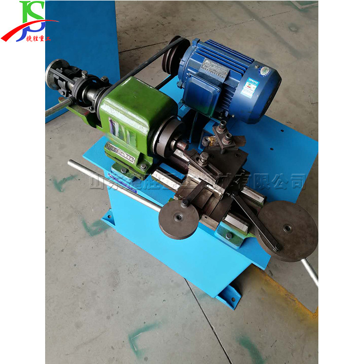 Máquina de sellado de tubos de acero de metal máquina de sellado de extremo de tubo de hierro muebles de acero cabeza plana cabeza redonda máquina de hilado de tubos de acero