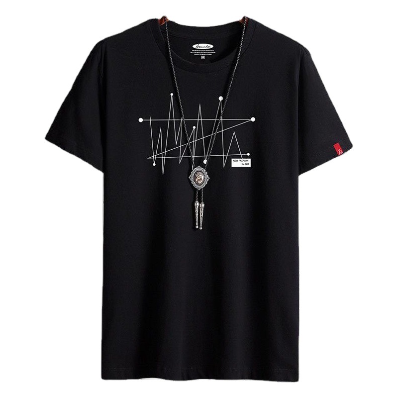 De una pieza de entrega de manga corta Camiseta de los hombres de cuello redondo de primavera y otoño estudiante camiseta superior ropa casual Camisa interior de los hombres