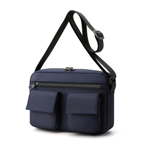  New Single Shoulder Bag Crossbody Handbag Multifunctional Waterproof PU Simple Bag Trendy Cross-border Men's Bag Gift Print
