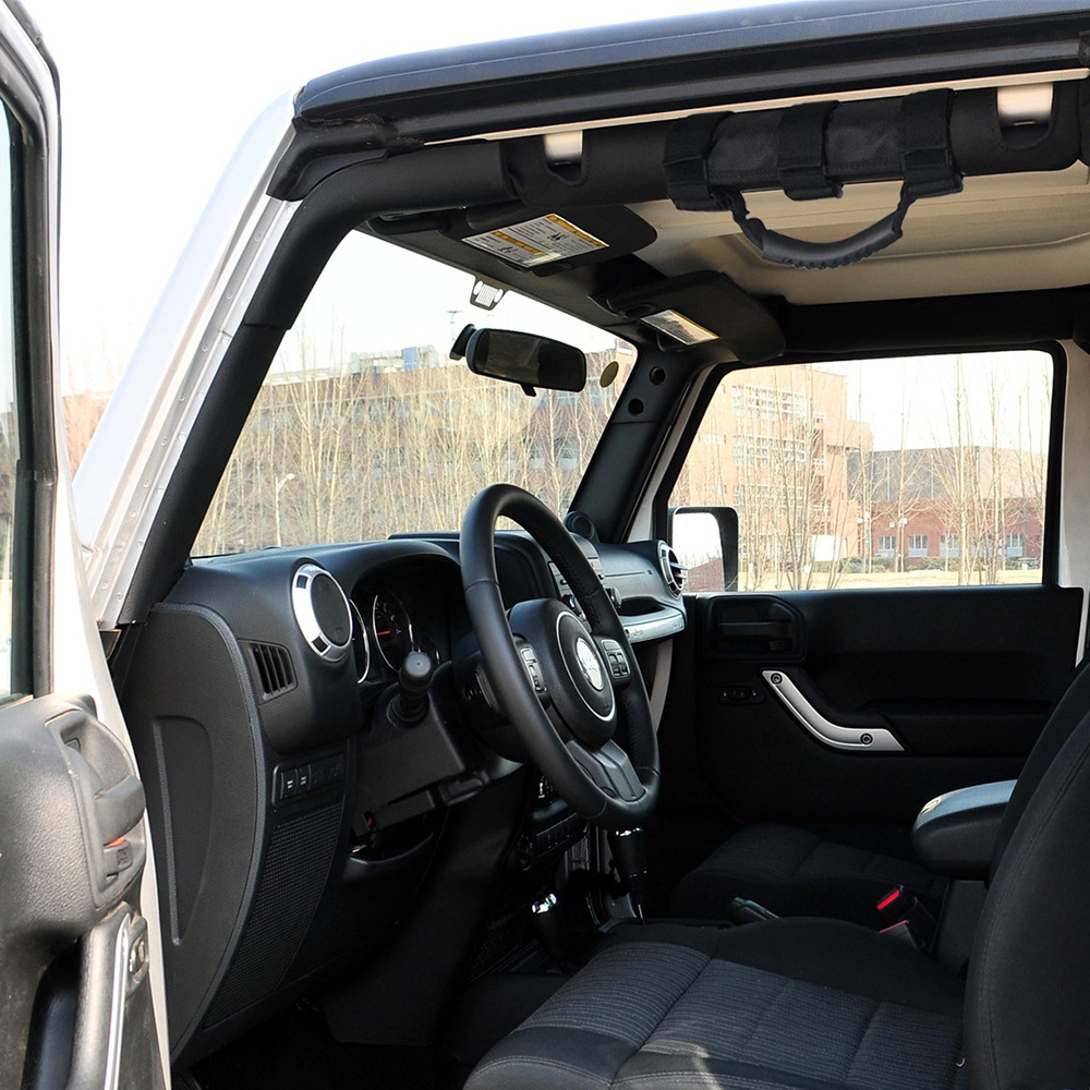 Adecuado para jeep Pastor mango jeep todoterreno vehículo modificado coche interior dosel mango agarrar mango apoyabrazos en el coche JK