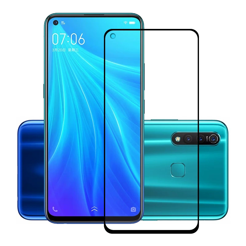 Подходит для защитной пленки Vivo Z5x полный экран Z5X версия 712 мобильного телефона пленка с черной каймой антивыпадение высокое определение защитной пленки