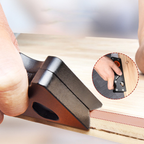 Woodworking chamfering planer trimming edge planing tool plane manual planing to remove edges and corners 45 degree bevel planer
