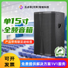 シングル15インチフルバンドスピーカー室内室外専用音響報告ホール会議室学校運動場拡声設備