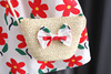 Summer dress flower-shaped with bow, Korean style