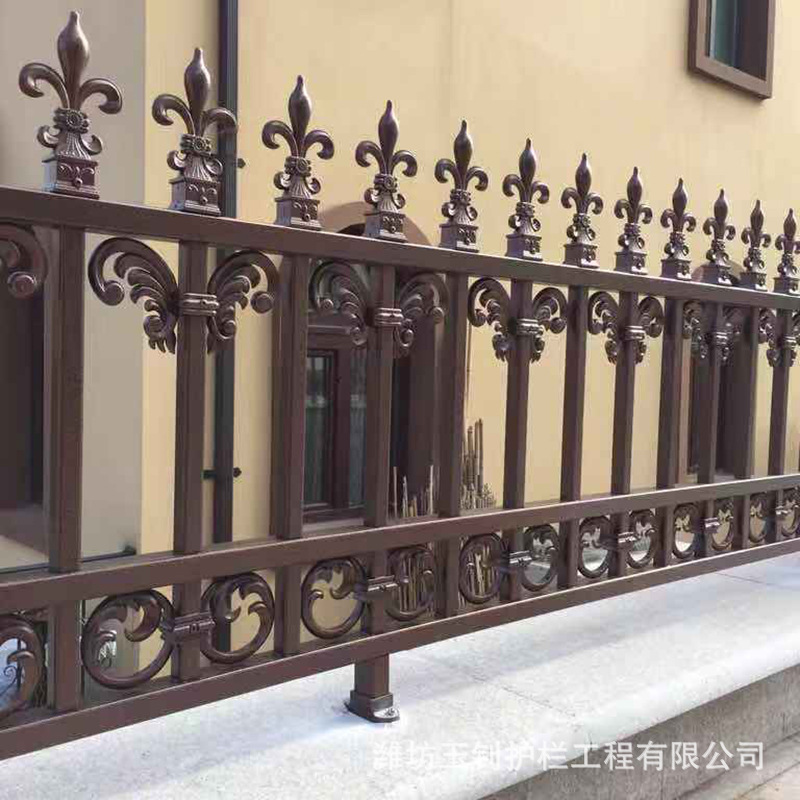 厂家铝艺护栏 别墅围墙护栏 农村庭院铝合金围栏 户外阳台护栏