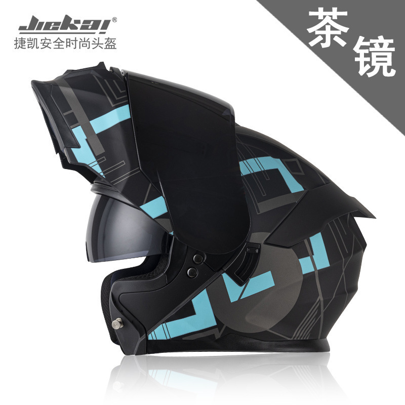 Azul cielo con espejo de té