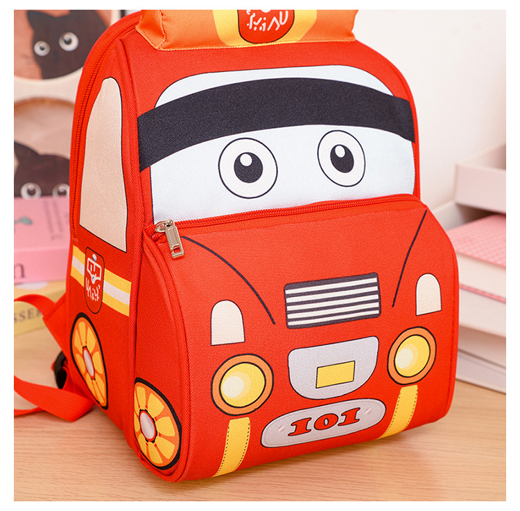 Unisexo Grande Nylon Dibujos Animados Lindo Cuadrado Cremallera Mochila Con Cremallera display picture 27