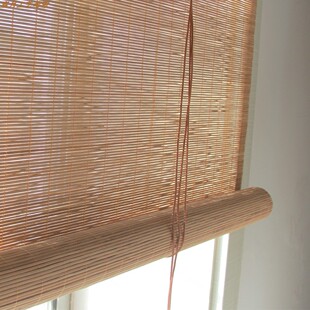 [Factory Outlet] Finished Liftable Bamboo Curtain Roller Curtain Cross-border Foreign Trade Direct Sunshade Curtain Reed Curtain