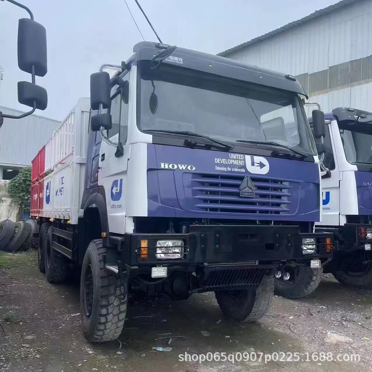Cross-Border Sales of Sinotruk Howo 371 Horsepower 6-Wheel Drive Dump Truck 6X6 Dump Truck Exported to Africa