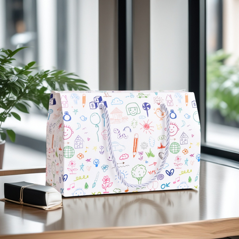 Caja de regalo para hornear caja de embalaje copo de nieve crujiente caramelo bolso turrón una Jin galleta creativa caja de regalo en stock