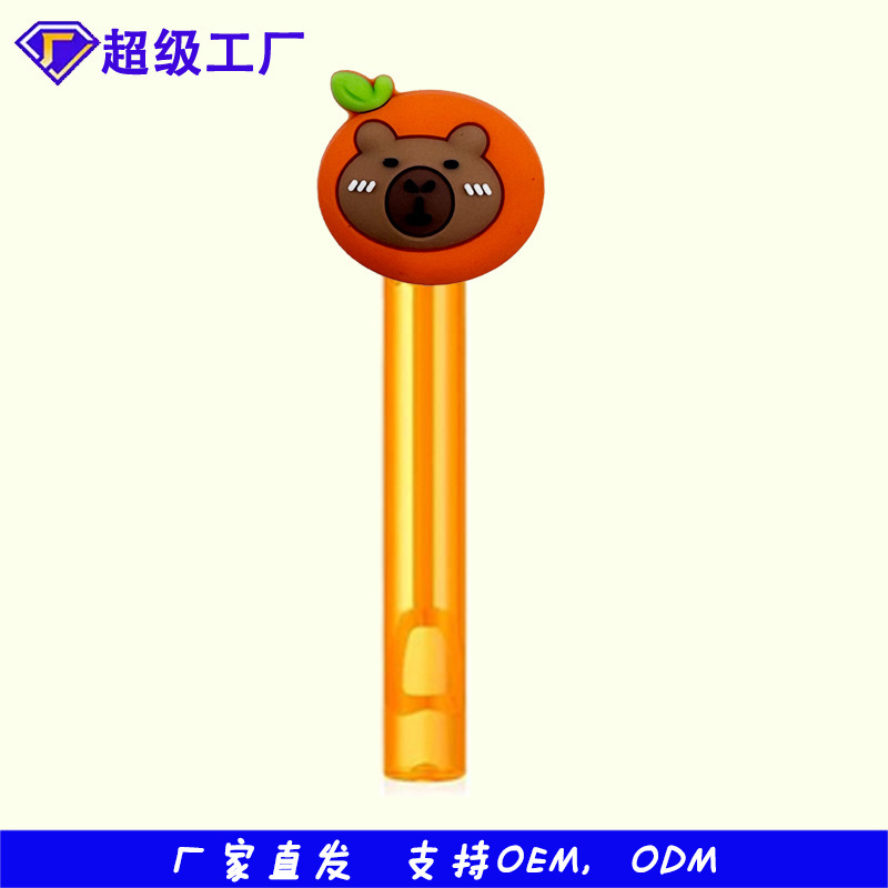 厂家批发热款卡皮巴拉泡泡水贴片配饰件迷你泡泡棒奖励玩具小礼品|undefined