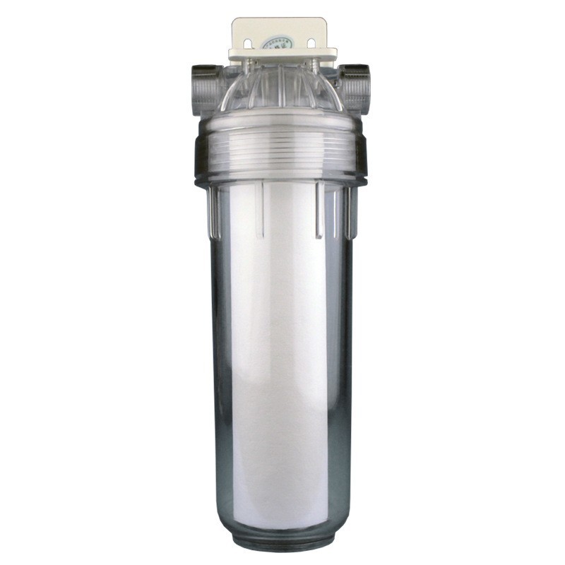 Filtro frontal de una etapa PET transparente a prueba de explosiones purificador de agua lavadora doméstica filtro de agua aparato protector