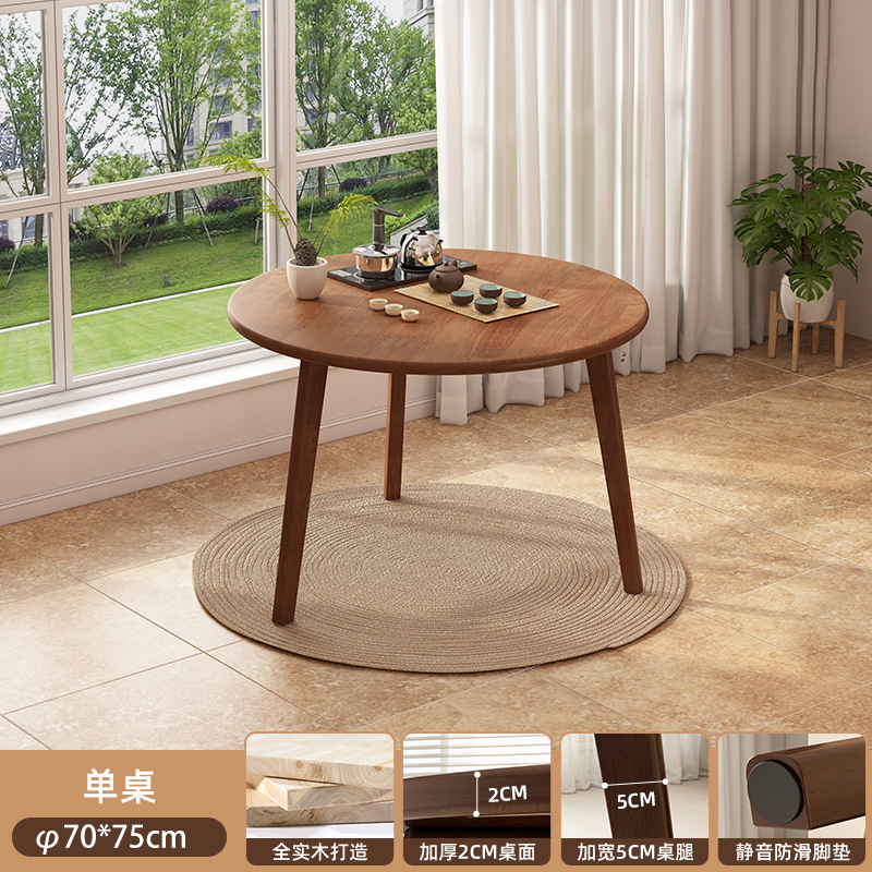 Nueva mesa de té china, mesa de comedor, balcón, mesa de té pequeña, mesa de café para el hogar, simple y moderna, combinación de mesa y silla de ocio de negociación