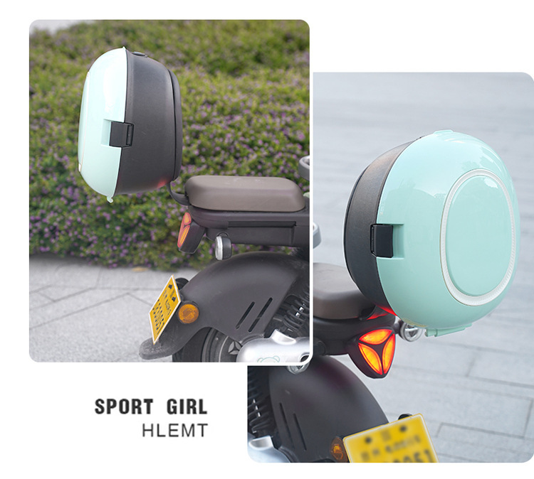 Trunk Storage Box for Yadea, Tailing, Aima, Xinri, and Laima Electric Scooters, Ufo-Style Tail Box
