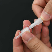 软管软硬接头倒锥直通pp塑料毛细管硬管卡套快拧套管对接头