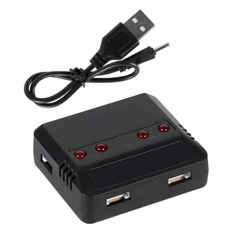 Литиевая батарея 3,7 В от одного до четырех зарядное устройство воздух-воздух порт модель самолета Аккумулятор аксессуары для самолетов USB-зарядное устройство