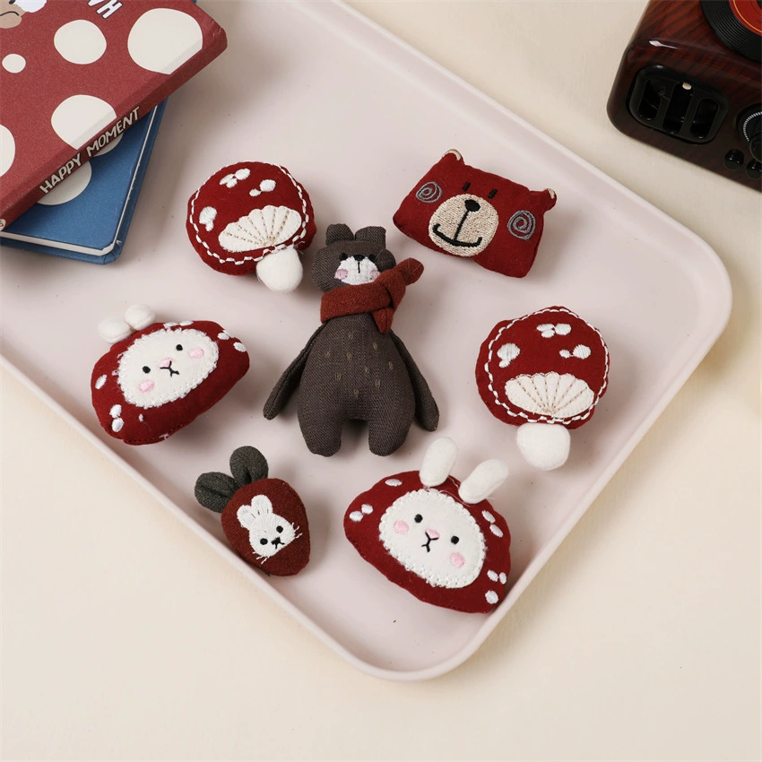 Осень и зима новый ангольский красный шарф медвежонок кролик редька кукла аксессуары