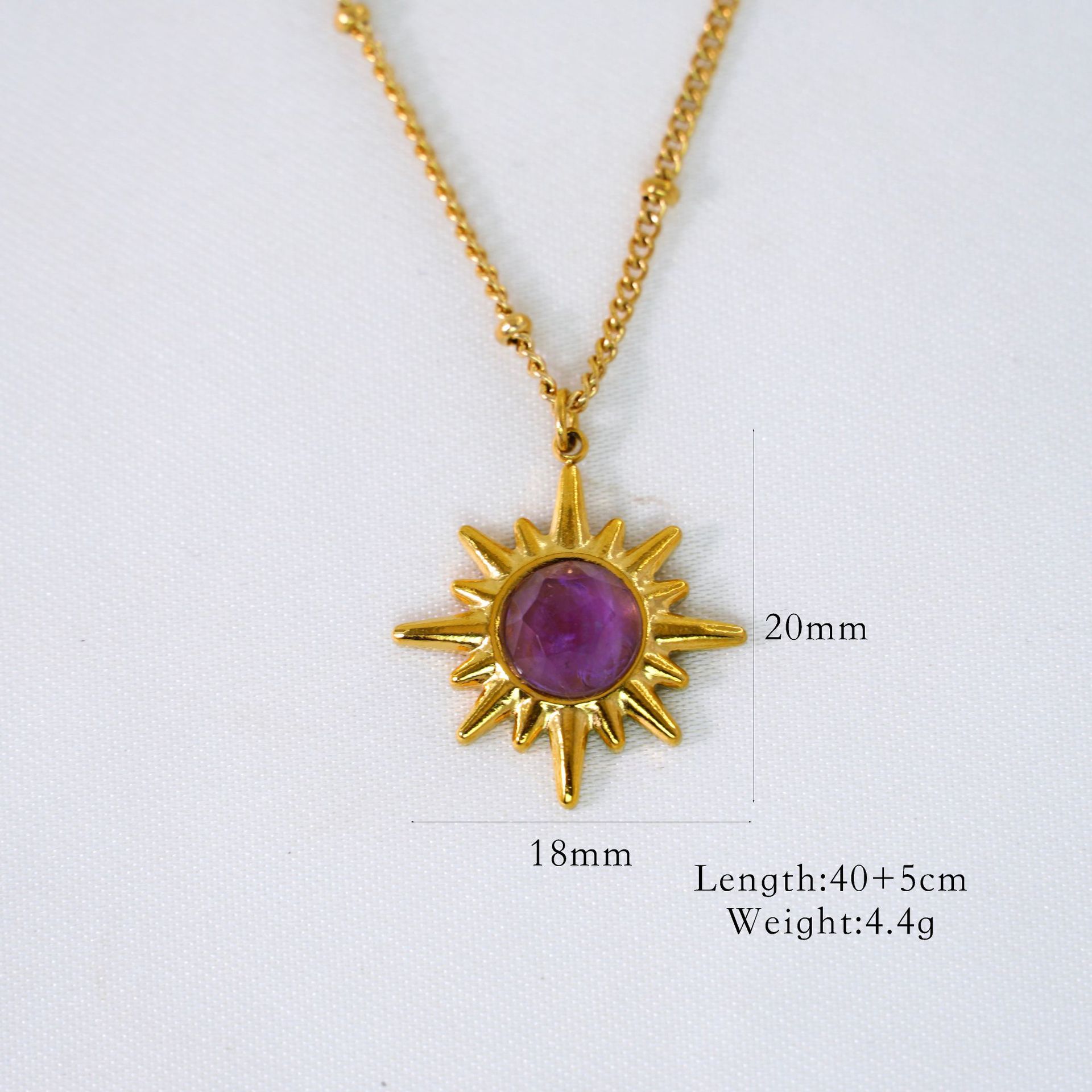 8g Weight Titanium Steel Pendant Material Natural Stone Inlay Material Pendant Necklace Classification Titanium Steel Chain Material 1 Piece Quantity Banquet, Street Occasion Titanium Steel Material Geometric Pattern Women's Gender Plating Design Casual, Elegant, Streetwear Style Casual Elegant Streetwear Geometric Natural Stone Titanium Steel Wholesale Pendant Necklace 11