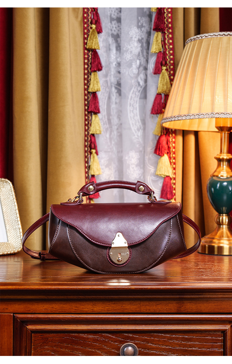 Tide nuevo bolso de barco vintage una vela suave bolso de hombro nicho universal bolso de hombro de mujer