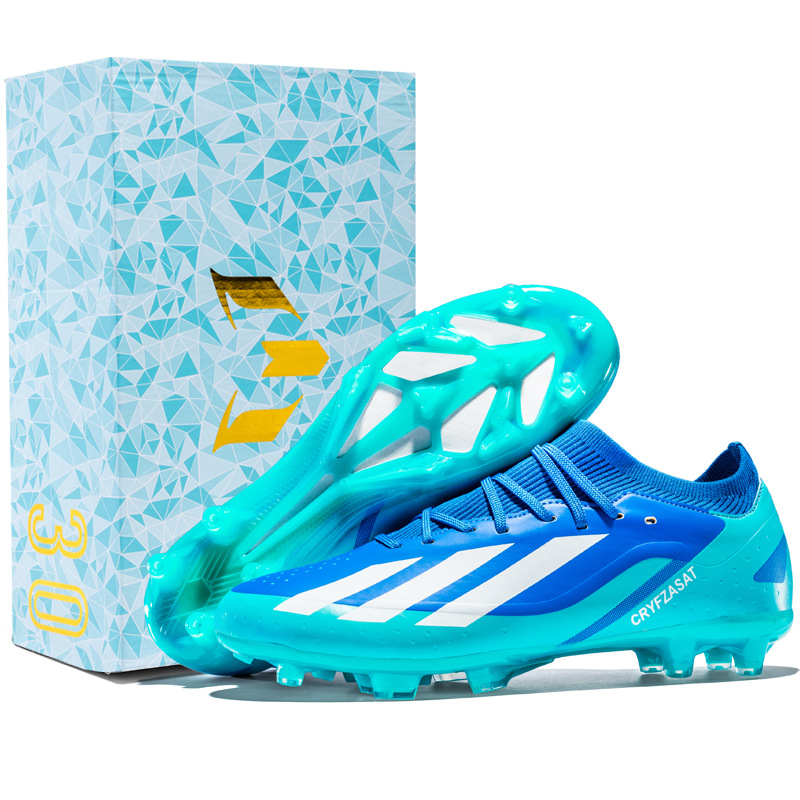 Botas de fútbol para niños de copa de talla grande transfronterizas para hombres y adolescentes estudiantes mujeres TF clavos rotos AG zapatos deportivos de entrenamiento de competencia de uñas largas