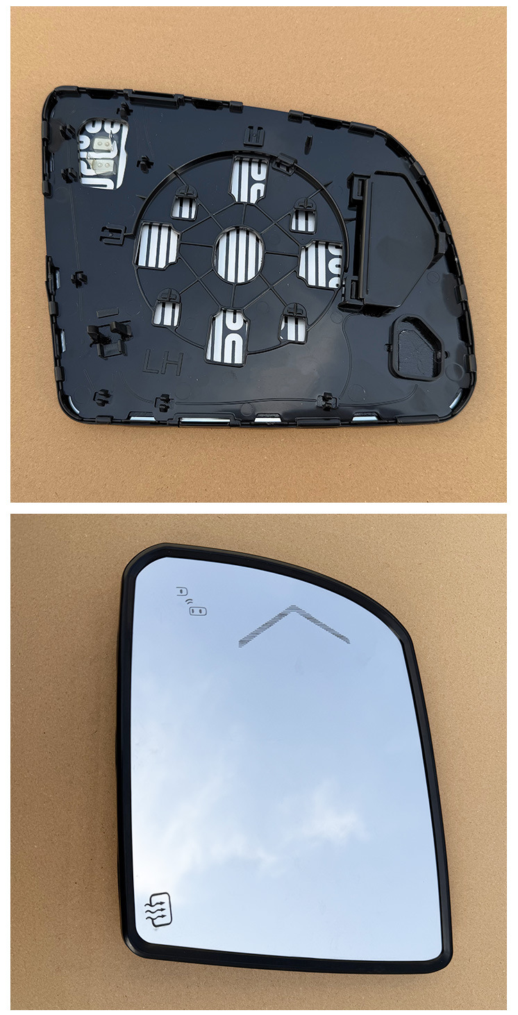 Suitable for 08-20 Red Shirt Tundra Pickup Truck Rearview Mirror Reflective Glass Led Light Strip Blind Spot Lens