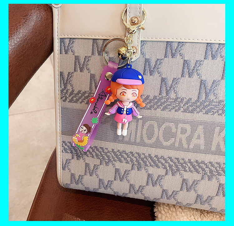 Sweet Doll Pvc Unisex Bag Pendant Keychain 1 Piece display picture 1