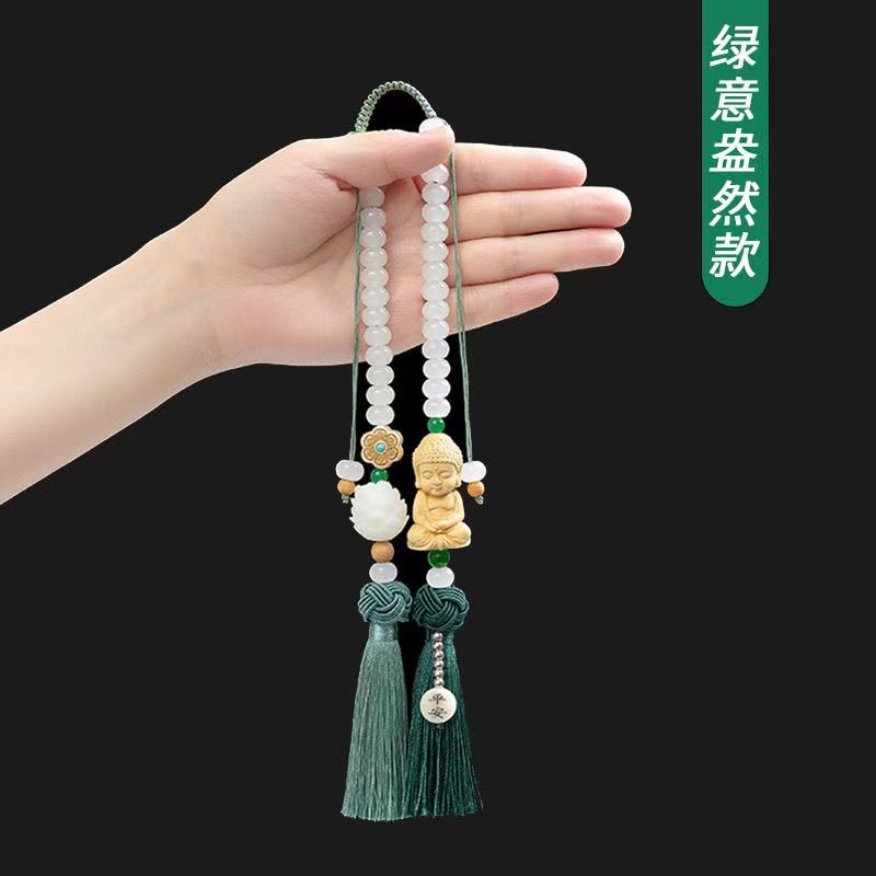 Safe Journey Pendant Car Deer Ornament Car Interior Decoration Car Hanging Decoration Rearview Mirror Pendant for Men and Women