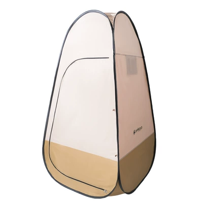 Xanodogi automatic shower bath fishing bath toilet outdoor camping portable foldable changing tent (Çadırlar) - light-yellow-single