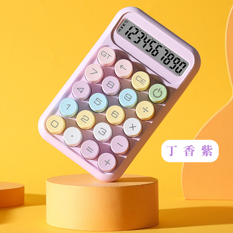 高価値電卓オフィス専用ドーパミンかわいいコンピュータ学生会計計算機プリントロゴ|undefined
