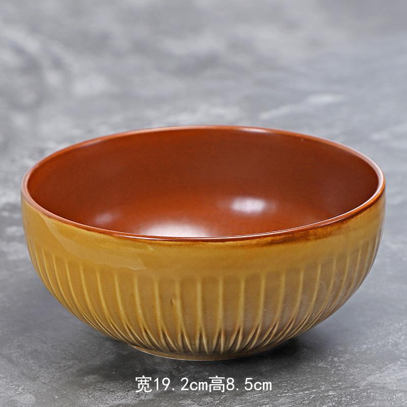 Tazón creativo de color sólido estilo europeo LZ para frutas y verduras, tazón para ensalada, plato de cerámica para pastel y arroz, plato para sopa, plato para servir.