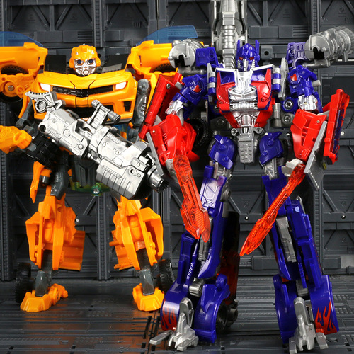 Transformation toy model car robot Bumblebee dinosaur steel cable figure King Kong alloy genuine children boy