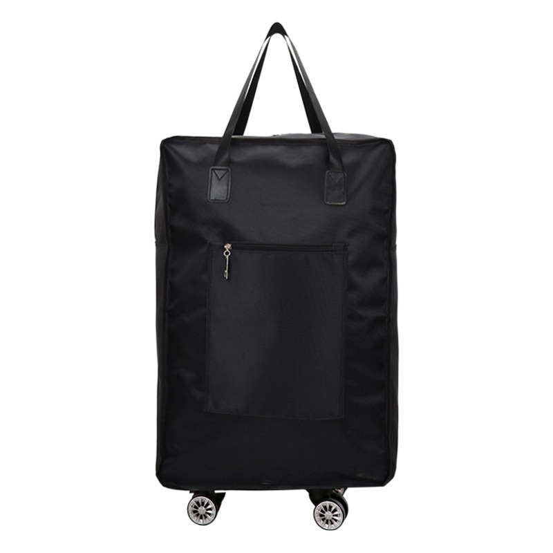 Universal Wheel Travel Bag Large Capacity Men's and Women's Handheld Luggage Bag with Pulley Waiting Bag Storage Bag Folding Shopping Bag
