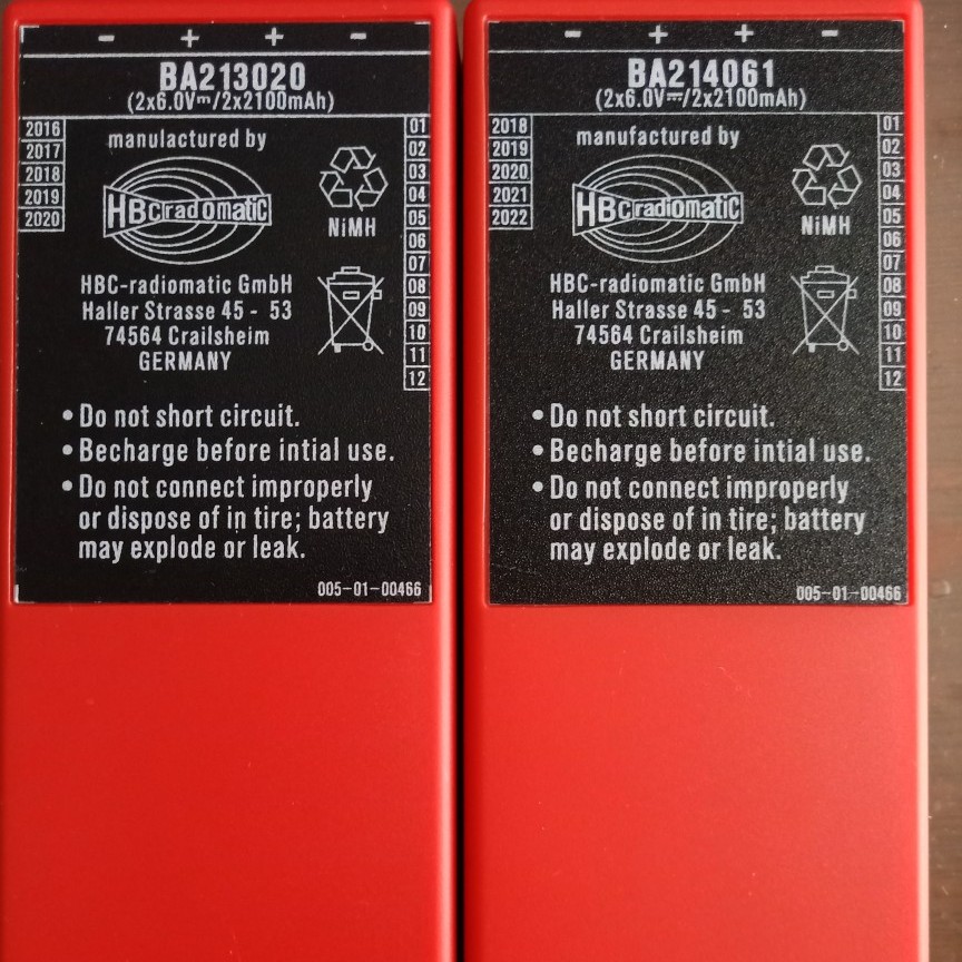 盾构机遥控电池拼装机遥控电池德国海希BA214061;BA2