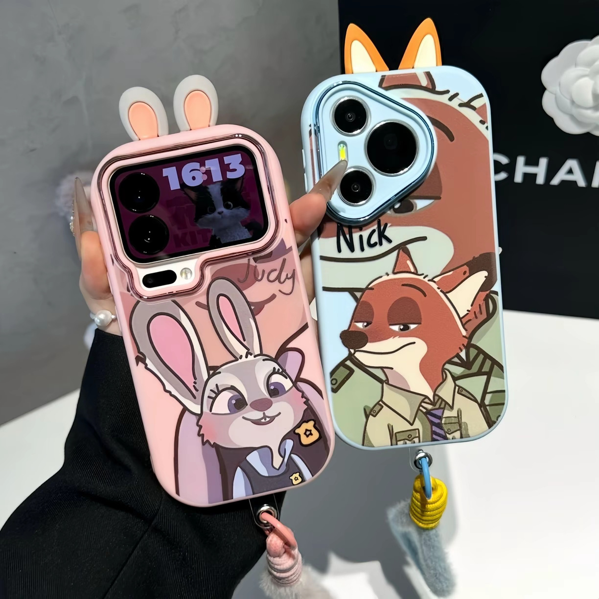 Judy and Nick Are Suitable for Vivos30X200 Mobile Phone Protective Cover Redmi K70 Xiaomi 14/15 Soft Shell Couple