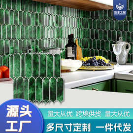 外贸工厂自粘3D立体瓷砖贴墙贴装饰卫生间翻新墙面贴纸防油防水