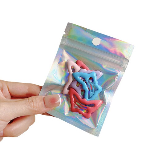 Children's star hairpin y2k dopamine side clip cute little hairpin duckbill bb clip bangs clip five-pointed star hair accessory