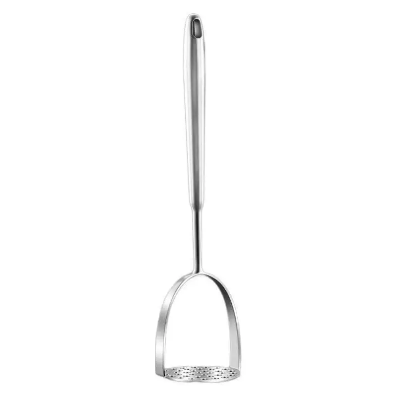 304 stainless steel potato masher, gourd handle masher, vertical garlic press, baby food crushing tool