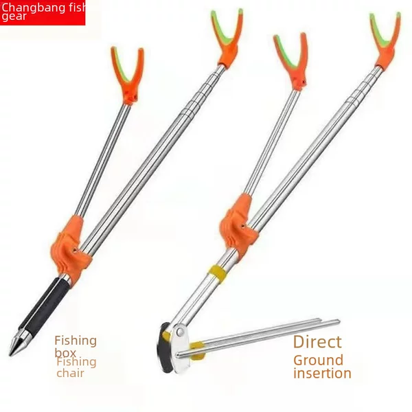Wholesale Fishing Rod Bracket 1.5-2.4m Fishing Bracket Ground Turret Bracket Rod Bracket Supplies Bracket Turret