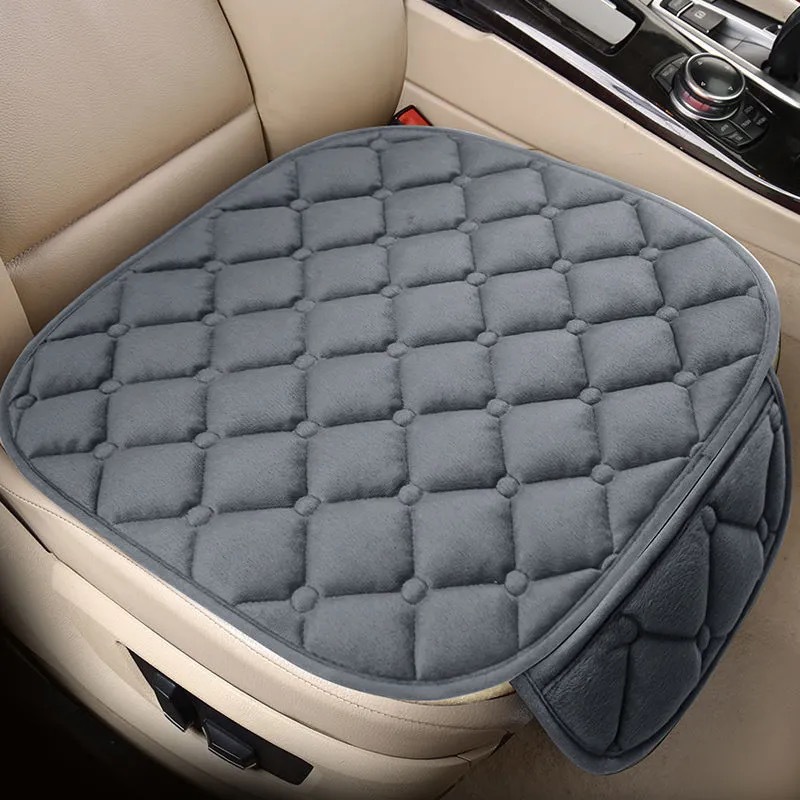 Seat cushion, seat cover — Yà mǎ Wool Pad Set - gray-square-pad