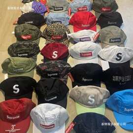 23SS Ventile Camp Cap联名防水棉高版本棒球帽拼色SUEDE VISOR S