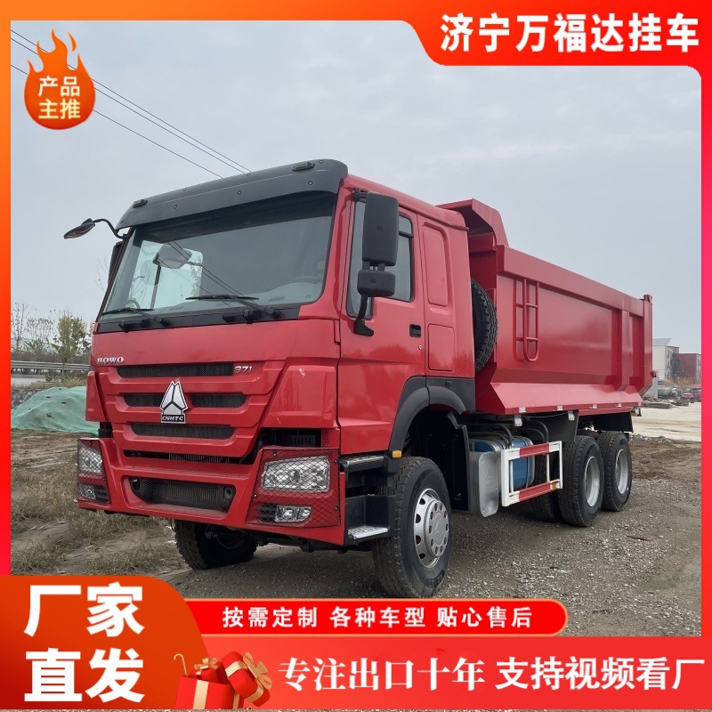 Africa HOWO Dump Truck, Soil Transporter, 10-Wheel Tipper Truck