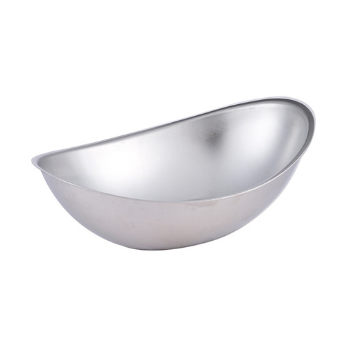 Korean Yuanbao Bowl Snack Fruit Salad Cold Dish French Fries Bowl Japanese Cuisine Tableware Solid Color Golden Dessert Bowl