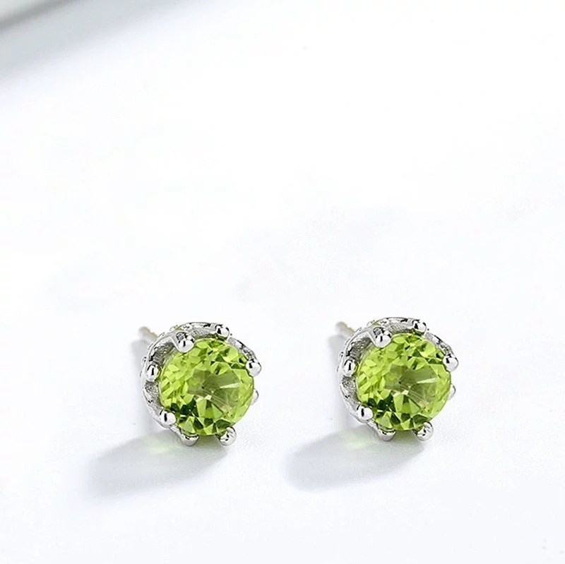 Fanghang Crown Eight-claw Earrings Women's S925 Sterling Silver Retro Hip-hop Fashion Personality Punk Trendy Men's Earrings Ear Jewelry