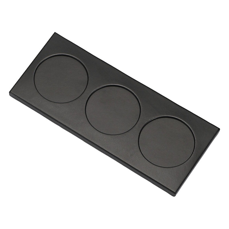 Business conference hotel supplies cup holder creative leather with Pen slot Coaster Office three-hole tea tray