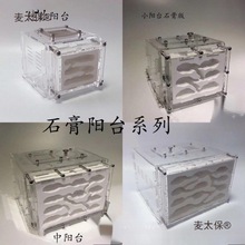 石膏蚁巢巢生亚克力城堡试管宠物生日特硬蚁巢宠物混凝土散麦太保