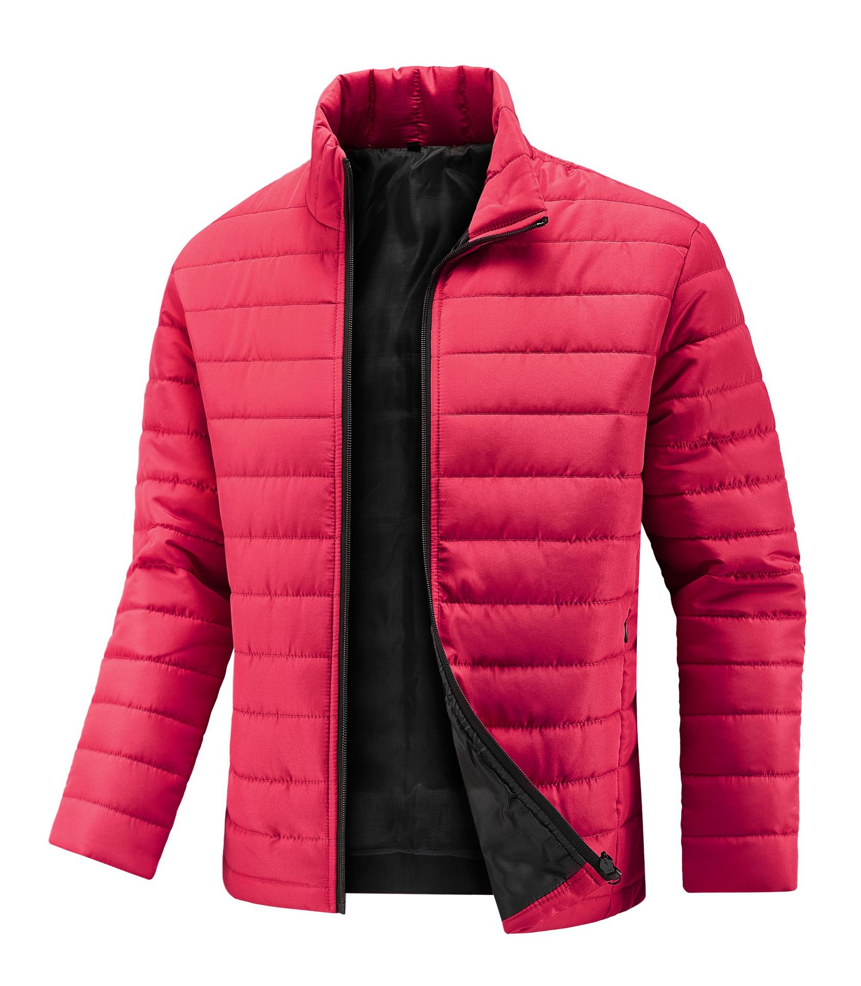 Chaquetas de algodón para hombre al por mayor, ligeras, cálidas, ajustadas, ropa de invierno, chaquetas gruesas de algodón, abrigos de algodón, ropa para hombre